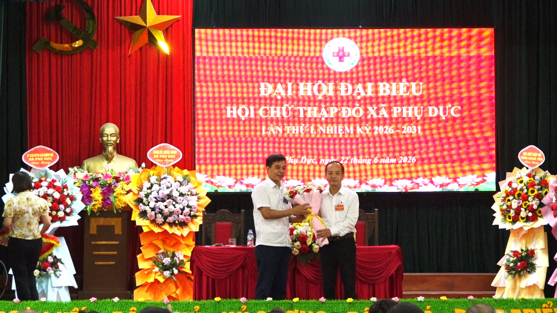 ĐẠI HỘI ĐẠI BIỂU HỘI CHỮ THẬP ĐỎ XÃ PHỤ DỰC LẦN THỨ NHẤT: ĐOÀN KẾT, ĐỔI MỚI VÀ PHÁT TRIỂN.