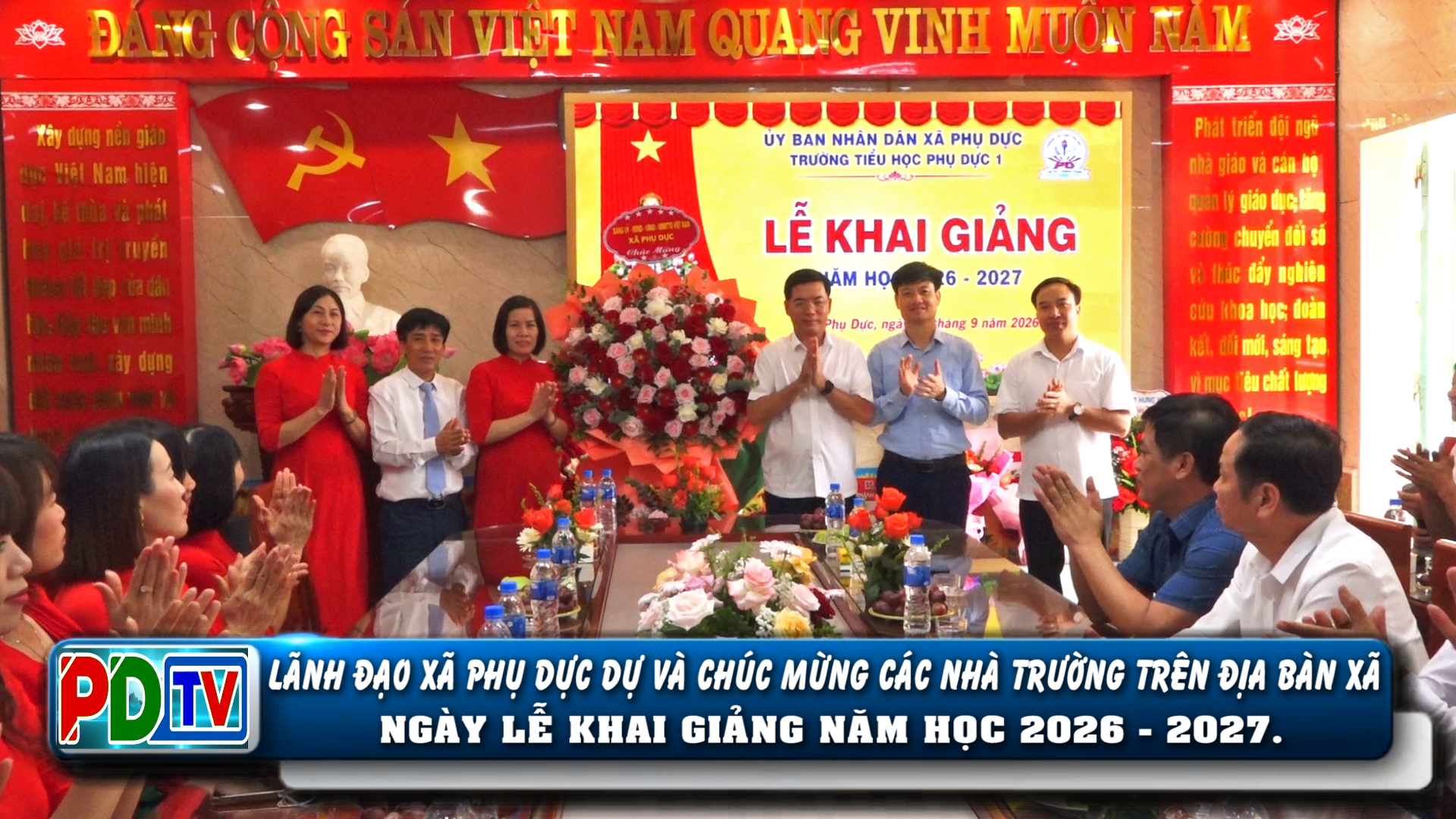 RỘN RÀNG KHAI GIẢNG NĂM HỌC MỚI 2026 - 2027 TẠI XÃ PHỤ DỰC: KHÍ THẾ MỚI TỪ NHỮNG NGÔI TRƯỜNG SÁP NHẬP.